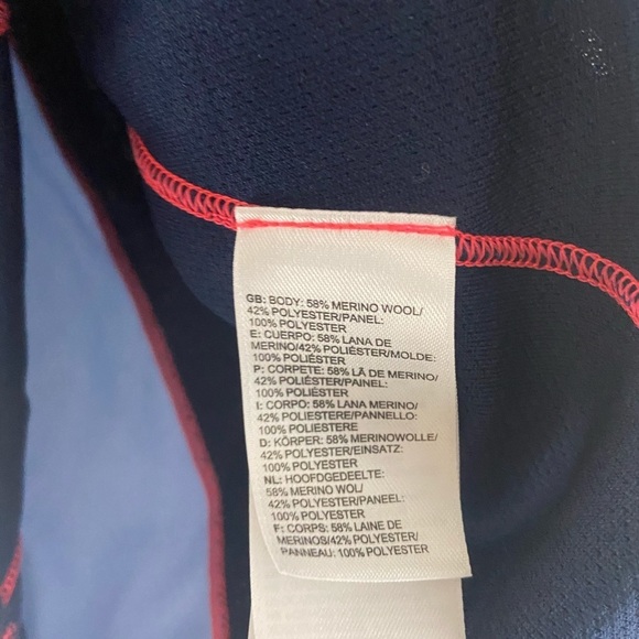 The North Face Flight Series Merino Wool Long Sleeve Performance Top Blue Size S - Picture 12 of 13